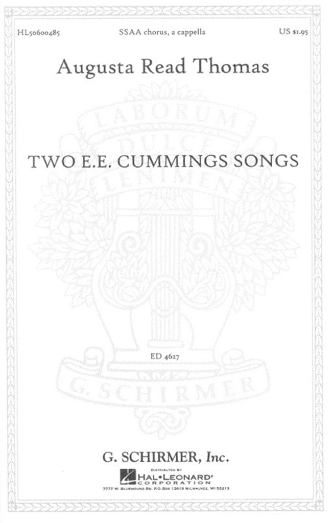 Two E,E, Cummings Songs